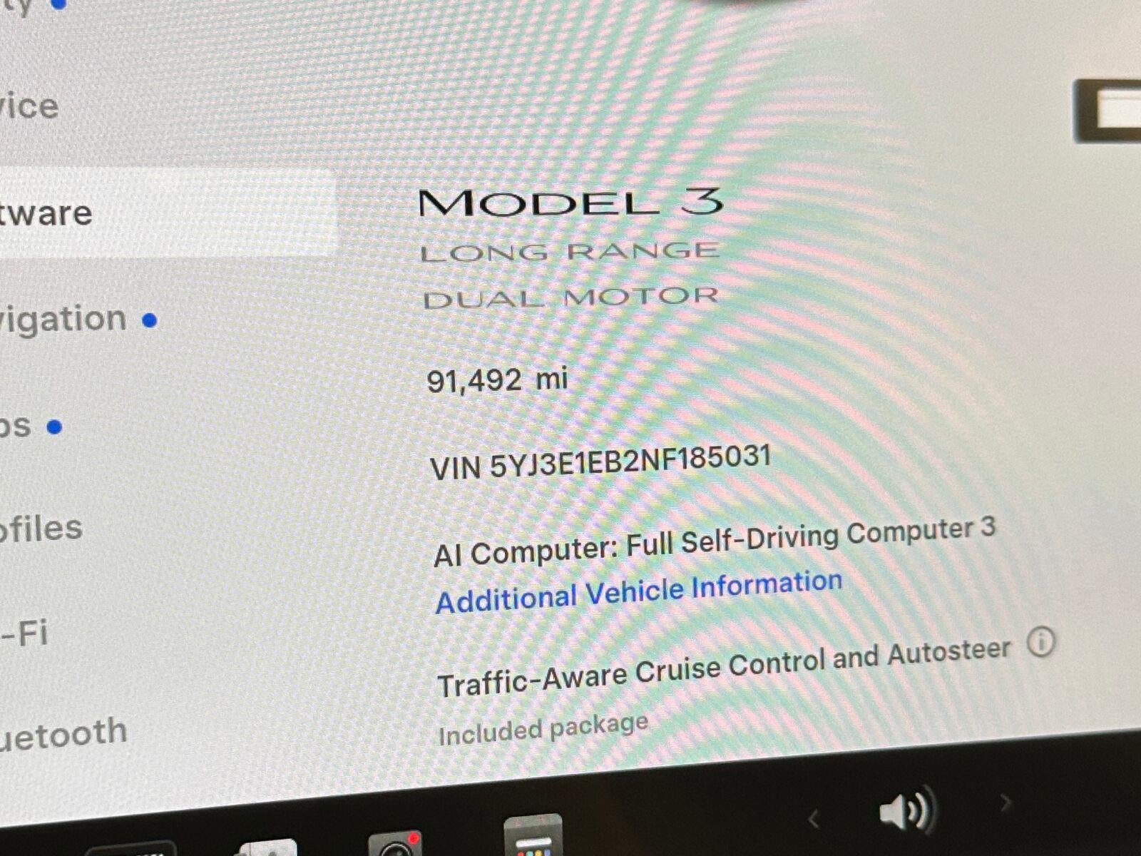 2022 Tesla Model 3 Long Range Dual Motor All-Wheel Drive