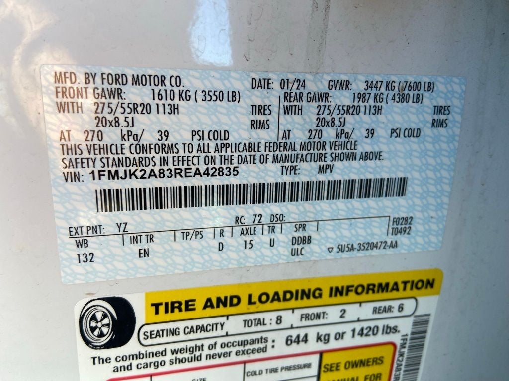 2024 Ford Expedition Max Limited Heated and Cooled Leather, Panoramic Sunroof,Tow P