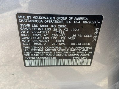 2024 Volkswagen Atlas 2.0T SEL Premium R-Line