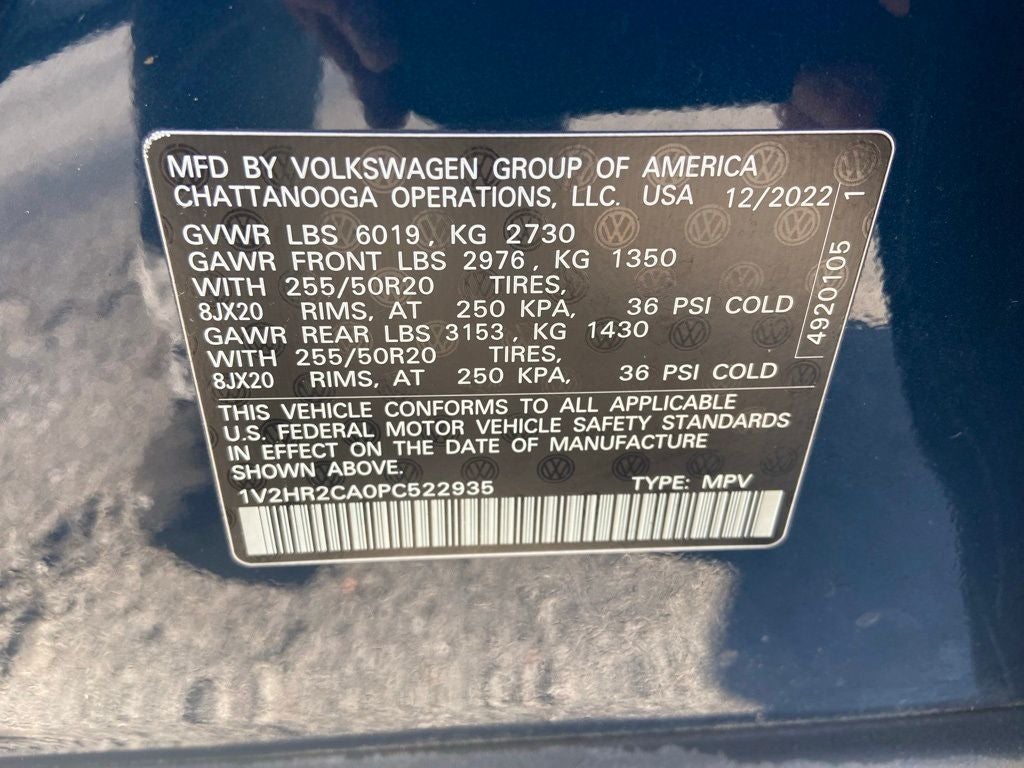 2023 Volkswagen Atlas 3.6L V6 SE w/Technology