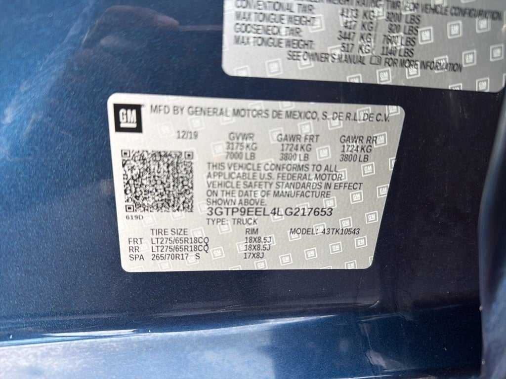 2020 GMC Sierra 1500 AT4 CARBRAVO CERTIFIED!