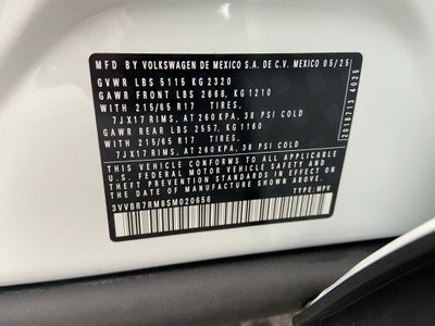 2025 Volkswagen Tiguan 2.0T S