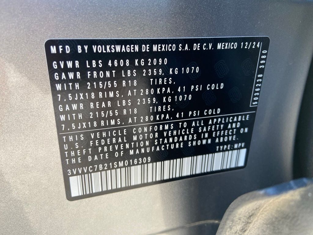 2025 Volkswagen Taos 1.5T SE